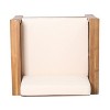 GDFStudio Rabun Outdoor Acacia Wood Club Chairs with Cushions - 4 of 4