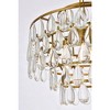 Elegant Lighting Mila 3 - Light Pendant in  Brass - 3 of 4