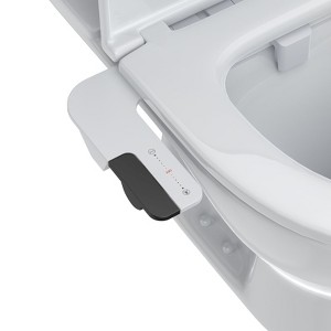Bidet Attachment for Toilet, Self-Cleaning Dual Nozzle with Adjustable Water Pressure, Rear Wash Toilet Seat Attachment, - 1 of 4