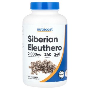 Nutricost Siberian Eleuthero, 2,000 mg, 240 Capsules - 1 of 2