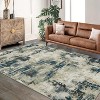 Area Rug Abstract Washable Living Room Rug, Non-Slip Carpet Soft Vintage Accent for Kitchen Bedroom Laundry - 3 of 4