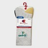 Champion Women's Embroidered 3pk Crew Socks - 2 of 4