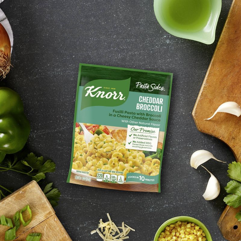 Knorr Pasta Sides Fusili with Cheddar Broccoli - 4.3oz, 5 of 10