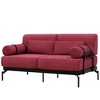 YOOCOZZ 59" Loveseat Sofa with Unique Cylindrical Armrests and Flexible USB Ports - 4 of 4