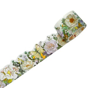 Wrapables Landscape Floral Metallic Gold Foil Washi Tape, 30mm x 3M - 1 of 4