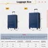 BEAFUP 2-Piece Luggage Set with Expandable Spinner Wheels ABS Lightweight Suitcase with TSA Lock - 20", 24" for Travel - 4 of 4
