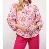 Women's BELLE ABSTRACT BLOUSE - Fate - image 2 of 4