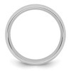 Black Bow Jewelry 2.5mm to 6mm Platinum Standard Weight Polished Domed Comfort Fit Band - 2 of 4