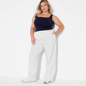 Women's Mid-Rise Barrel Joggers - Wild Fable™ - 1 of 3