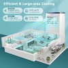 Costway 5200 BTU (8000 BTU ASHRAE) Portable Air Conditioner 3-in-1 AC Unit w/ Cool Dehum Fan Sleep Mode - 4 of 4