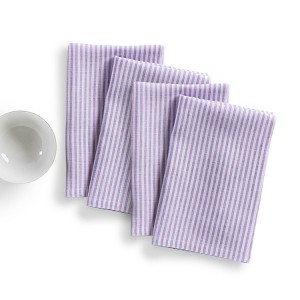 Solino Home Striped Linen Dinner Napkins | Narrow Stripe - 1 of 4