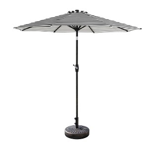 WestinTrends 9 Ft Outdoor Patio Market Table Umbrella with Bronze Round Base - 1 of 4
