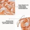 ARTPLAN Patio Chair Cushions Combined Seat and Back,Tufted Outdoor Swivel Chair Cushion with Tie,44"x20"x4"，1 Count,Floral - 4 of 4