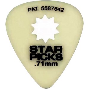 Everly Star Glow In The Dark Celluloid Guitar Picks - 1 of 1