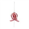 Glass Peppermint Lollipop Ornament (Set of 12) - 2 of 2