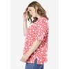 Woman Within Plus Size Printed Perfect Square-Neck Tee - 4 of 4