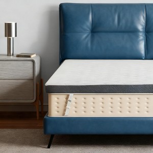 Dyonery 3-Inch Extra Firm Mattress Topper, High-Density Gel Memory Foam Bed Topper, CertiPUR-US Certified, Removable Washable Cover - 1 of 4