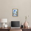 Art Remedy Blue and White Palms Tropical Bathroom Wall Art Framed - 2 of 4