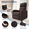 Recliner Chair for Adults, Lazy Recliner Ergonomic Adjustable Single Sofa Enhanced with Side Pocket - 3 of 4