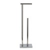 Home Mart Goods 27.5" Tall - Chrome Stainless Steel Toilet Paper Holder and Reserve - 3 of 4