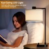 GTCLIGHTING Table Lamp for Bedroom Set of 2 with USB C+A Ports, Dimmable Bedside Lamp with Linen Lampshade, Modern Lamps for Living Room,Office - 4 of 4