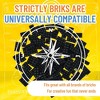 Strictly Briks Classic Bricks Starter Kit, Black, 96 Pieces, 2x4 Studs, 100% Compatible with All Major Brick Brands - 4 of 4