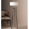 Uttermost Mondovi Modern Floor Lamp – Steel & Linen Designer Light - 4 of 4