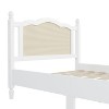 CAVINAS Full/Queen Size Bed Frame with Natural Rattan Headboard,Wooden Platform Bed with Wood Slats Support,Underbed Storage - 4 of 4