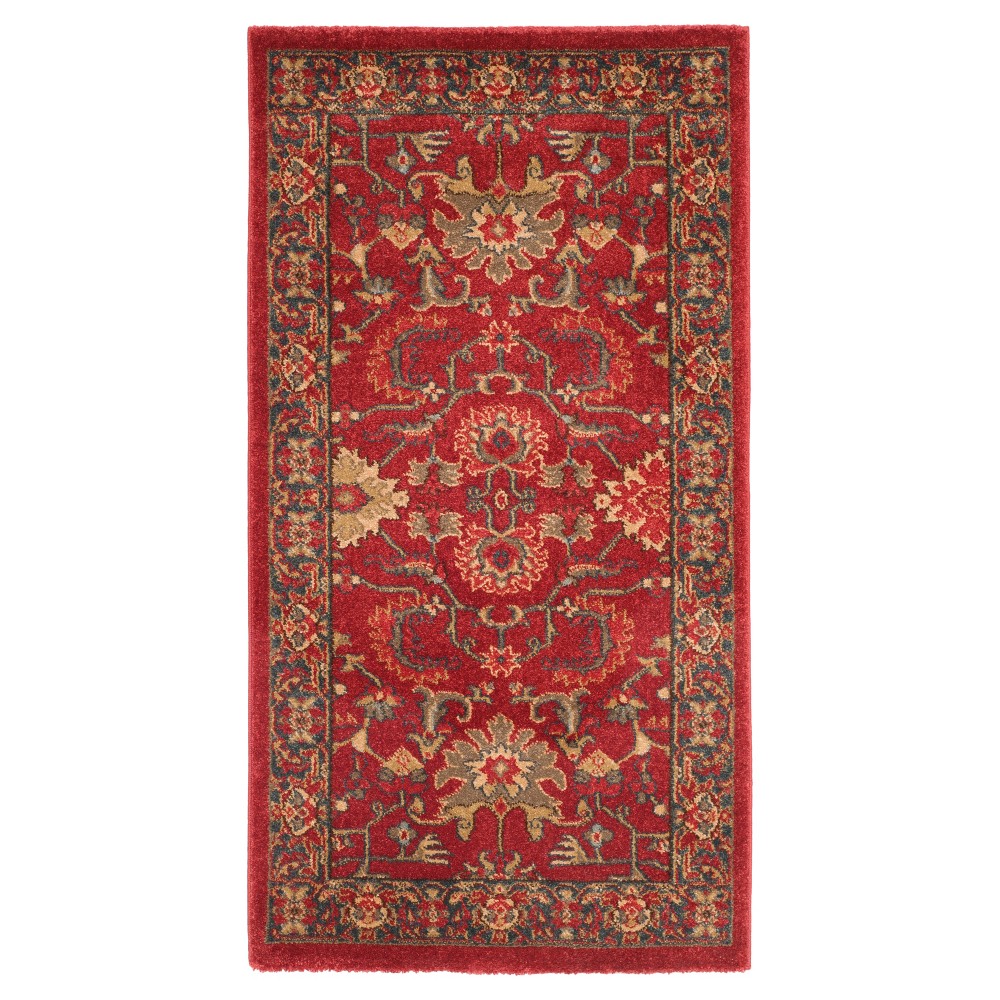 3'x5' Boyd Accent Rug Red/Navy - Safavieh
