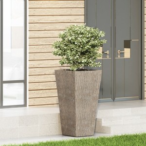 KWPZQEB Planters, Concrete Distressed Plant Pots  with Drainage Holes, Large Outdoor Planters  for Porch, Patio, Backyard - 1 of 4