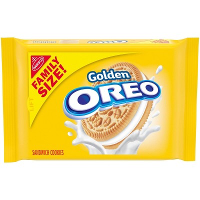 Oreo Golden Sandwich Cookies Family Size - 19.1oz