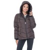 Women's Puffer Jacket with Cozy Faux Fur - S.E.B. By Sebby - 3 of 4
