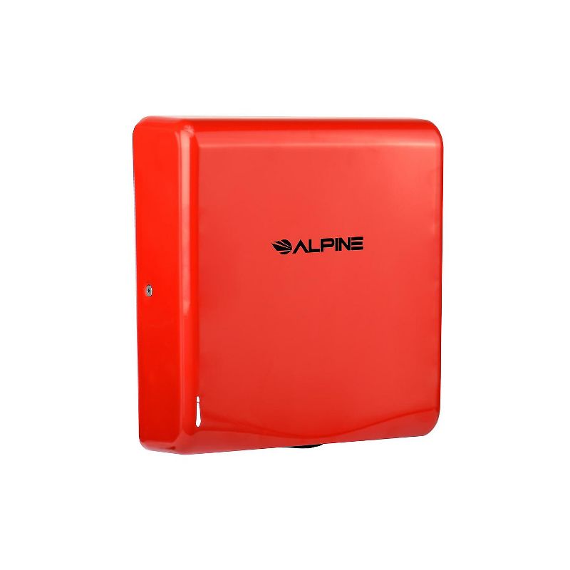 Alpine Industries Willow Commercial High Speed Automatic Electric Hand Dryer Red (405-10-RED) , 3 of 8