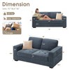 Lycvki 70” 2-Seats Sofa for Small Spaces with Removable Cover and USB/Type-C Port - 3 of 4