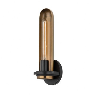 Troy Lighting Tuscon 1 - Light Sconce in  Patina Brass/Soft Black