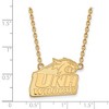 Black Bow Jewelry 14k Yellow Gold New Hampshire Wildcats NCAA Necklace 18 Inch - 2 of 4