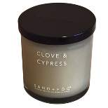 12oz Clove and Cypress Scented Candle - Sand + Fog