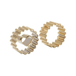 Unique Bargains Cookie Cutters Mini 2-Pc Cookie Mould Set Dishwasher Safe Stainless Steel 1Set - 1 of 4