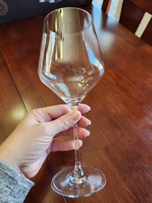 JoyJolt Layla Italian Crystal Red Wine Glasses, Set of 4 , 17 oz