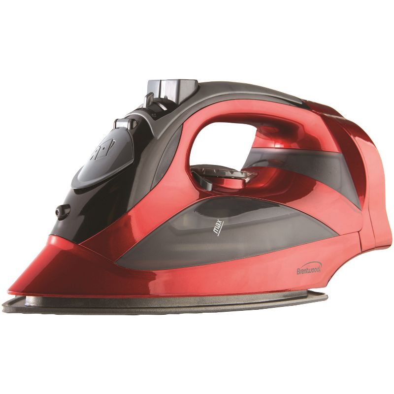 Brentwood 1,200-Watt Nonstick Steam Iron with Retractable Cord, 2 of 13