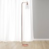 Modern Iron Lantern Floor Lamp with Glass Shade - Simple Designs - 4 of 4