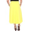Women's Plus Size Tasmin Flare Midi Skirts - White Mark - 3 of 3