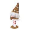 Ganz 6.0 Inch Gingerbread Gnome Icing Marshmallows Gnome Figurines - 2 of 3