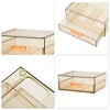 Unique Bargains Dust-proof Makeup Organizer for Earrings Jewelry Brown 1 Pc - 4 of 4