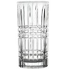 12 Ounce Tall Drinking Glass-Textured Cut Glass, Set of 6 - 3 of 4