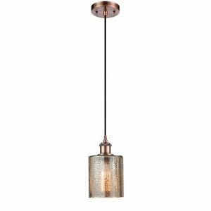 Cobbleskill - 1 Light Cord Hung Mini Pendant In Industrial Style-8 Inches Tall and 5 Inches Wide - 1 of 1
