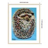 Amanti Art Blue Hedgehog by Carolee Vitaletti Wood Framed Wall Art Print - 4 of 4