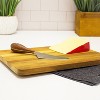 BergHOFF Bamboo 3Pc Striped Cutting Board  and Aaron Probyn Cheese Knives Set - 3 of 4