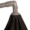 Northlight 10' Outdoor Patio Off-Set Crank and Tilt Umbrella - Brown - 3 of 4