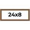 PosterPalooza | Panoramic Classic Gold Picture Frame - UV Acrylic, Foam Board Backing, Hanging Hardware - 2 of 4
